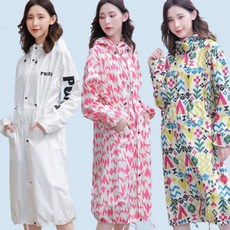 여성 레인코트 비옷 고급코트형 우비 여성우의 바람막이 골프 111128