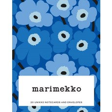 Marimekko Notes (Blues):20 Unikko Notecards & Envelopes, Marimekko Notes (Blues), Marimekko, Galison(저), Chronicle Books