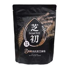 芝初 SesaONE 8倍細高鈣黑芝麻粉 無添加加糖, 200g, 1個