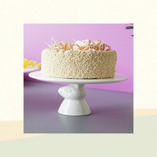 디저트접시 케이크스탠드 파티플레이트 받침 도자기 세라믹 토끼, 1개, 1cl1 소