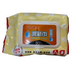 625先生 純水濕紙巾 80抽帶蓋 無酒精 無香精 弱酸性 手口嬰幼兒適用 隨身包10抽, 1個, 80抽純水濕紙巾(大約312克)-625
