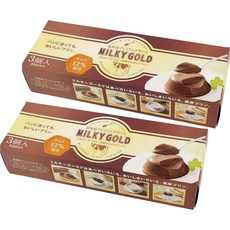 MILKY GOLD 北海道頂級甜點牛奶雞蛋濃厚布丁巧克力口味, 6個