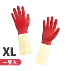 尚禾雅 天然乳膠手套 台灣製 加厚 家用手套, 1個, XL