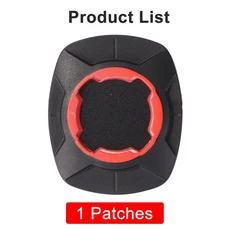 스탠드형 오토바이 미러 충격 방지 폰 홀더 퀵 릴리즈 클립 거울 내비게이션 및 자전거용, 01 빠른  Mainland, 07 Red Patch