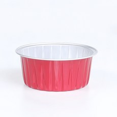烘焙蛋撻錫箔杯, 精裝加厚 - 10只 玫紅, 1套