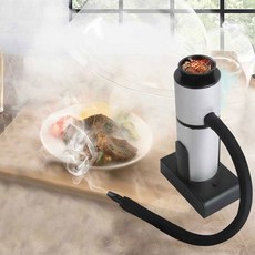 가정용 훈연기 KC인증 훈연 우드칩 캠핑 스모킹건 훈제요리, 1개