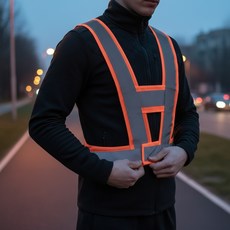 줍줍매점 반사 안전띠 오렌지 안전복