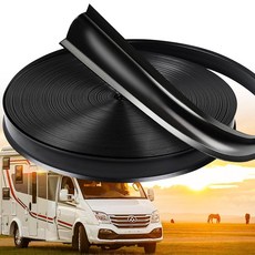 RVRAYS RV 트림 몰딩 인서트 웨더 스트리핑 외관 | 자외선 차단 비닐 창문 트림 RV 코너 몰딩 | 내구성 있는 몰딩 인서트 | 외부 보호 (2.5~30.5m(1~100