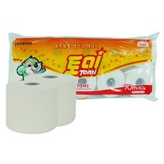 토미 두루마리 롤 화장지 무형광 2겹 70m 10롤 X 5팩, 5개