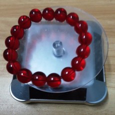 鴿血紅玉髓手串 12mm, 1個
