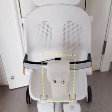 제이펀 스토어 아기의자벨트 안전벨트, 1개, 화이트 미끄럼 방지 엉덩이