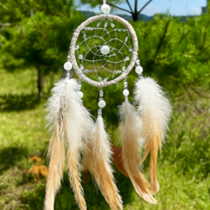 심플 드림캐쳐 마음안정 편안한 꿈 인테리어, 브라운