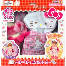 小美樂配件 Kitty格子連身裝, 1個