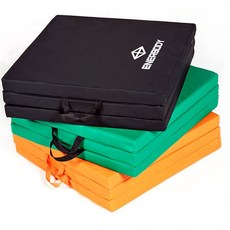 두꺼운 층간소음 요가매트 50MM 접이식 홈트, 1개, 그린