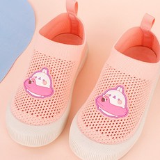 몰랑 캐릭터 올인원 아쿠아 슈즈 여아용 핑크