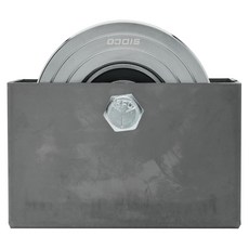 SIDCO 공급 3.5인치 V-그루브 게이트 휠 솔리드 스틸 슬라이딩 롤러 슬라이드 게이트용 금속 휠 탈착식 볼트 캐스터 용접 박스용, 3.5인치 V-홈 게이트 휠 단단한 강철 슬라이딩 롤러, 1개