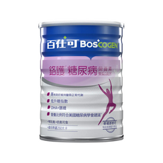 百仕可 成人奶粉系列 鉻護糖尿病 血糖管理適用 含鉻元素、膳食纖維, 800g, 6個