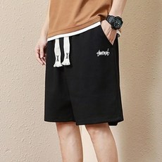 7부 휴가 남자반바지 빅사이즈 커플룩 가을 봄