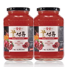꽃샘 꿀석류차 1kg x 2개