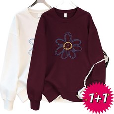 1 + 1 여성티셔츠 맨투맨 티 긴팔티 블라우스 캐주얼 DED26030605 45