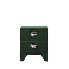 [리비니아] 밀리 미드센츄리 레트로 빈티지 캐비넷 수납 서랍장 ABS소재, 딥그린
