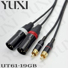 可撕開距離 AV, 1個, XLR公 轉 雙RCA公=一對,總長度30公分 含雙邊頭 單條