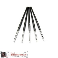 U Friend 小矽膠筆套組 黑桿白頭 5入, 1個