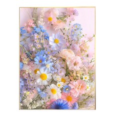 호인트 diy 명화그리기 유화 피포페인팅 컬러링키트 대형 40x50cm, 1개, 010파스텔정원