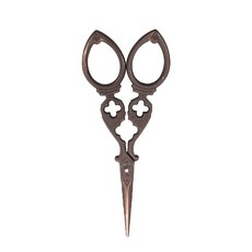 復古鏤空小剪刀 手工DIY工具 文具修剪刀, 1個, 魔法師長剪