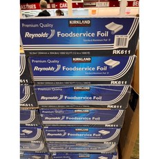 Kirkland Signature 科克蘭鋁箔紙 食品級安全材質 廚房烘焙燒烤必備, 1個