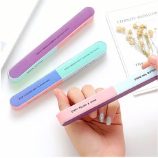 스펀지 네일아트 손톱 파일 스틱 팁 기구 매니큐어 연장 도구 리무 버 필러 케어 마기