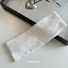 nwm 髮帶 韓系運動健身束髮帶 百搭美式頭帶, 白色髮帶, 1個