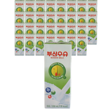 부산우유 멸균 흰우유, 200ml, 24개