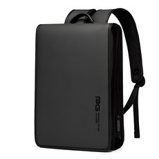 BANGE 남자 직징인 슬림 백팩 모던 스퀘어 학생 여행용 비지니스 출퇴근가방