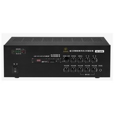 鐘王 廣播專用擴大機 支援MP3 USB SD播放, 黑, 1個, KB-120PM (120W)