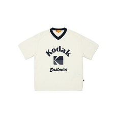 매장정품 코닥 KODAK 레시피 반팔 니트 티셔츠 IVORY K5123LKT12IVR 671813