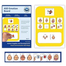 \"How do You Feel\" 감정 차트 – 비언어적 커뮤니케이션 카드 – 시각적 일정 어린이 – 특수 교육 교실 필수 – 자폐증 학습 자료, "How do You Feel" 감정 차트 – 비언어적