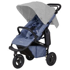 AIRBUGGY COCO PREMIER 嬰兒推車天篷坐墊置換組合, 1個, 新生迷朗奇丹寧坐墊組, 新生迷朗奇丹寧坐墊組