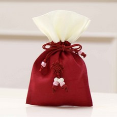 전통 복주머니 83(소) 선물포장주머니, 10개, 자주색