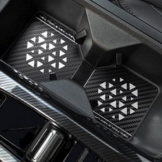 더블유엠카 KGM 무쏘 EV 3D 메탈 인테리어 도어스텝 몰딩, 01_카본메탈