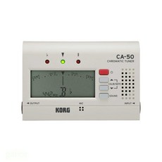 Korg CA-50 調音器 白色，適用吉他、貝斯、管弦樂器, 1個