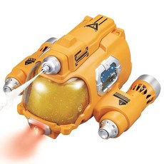 GASBOART 燈光噴水遙控艇, 電動射擊遙控艇 黃色中文, 1個