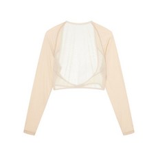 닥스 골프 여성 25SS PREMIUM 베이지 냉감 메쉬 후크 볼레로 베이스레이어 DNMU5E304I2 535941