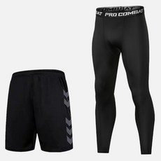 EUCC 男款簡約緊身短褲及內搭褲組