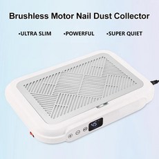 디스플레이가 전기 네일 먼지 수집기 살롱용 고출력 브러시리스 흡입 팬, 1개, 1. white