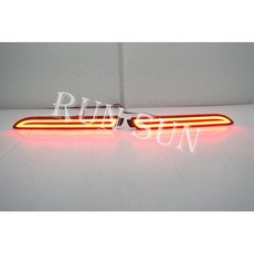 RUN SUN LED 光柱框形全紅後保桿燈, 1個