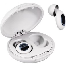 이어플러그 집중력 향상 수면용 콘서트 노이즈 캔슬링 감소.. XS S M L 블랙블랙 라지 이어팁 8가지 1953167, Large, White, 1개