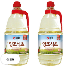 샘표 합성향 없는 양조식초, 1.8L, 6개