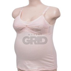 마켓그리드 수유 면스판 끈브라런닝 임산부런닝