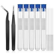50-Piece 3D Printer Cleaning Kit Nozzle Cleaning Needles and Professional Tweezers Set with Stora, 50-Piece 3D Printer Cleaning K